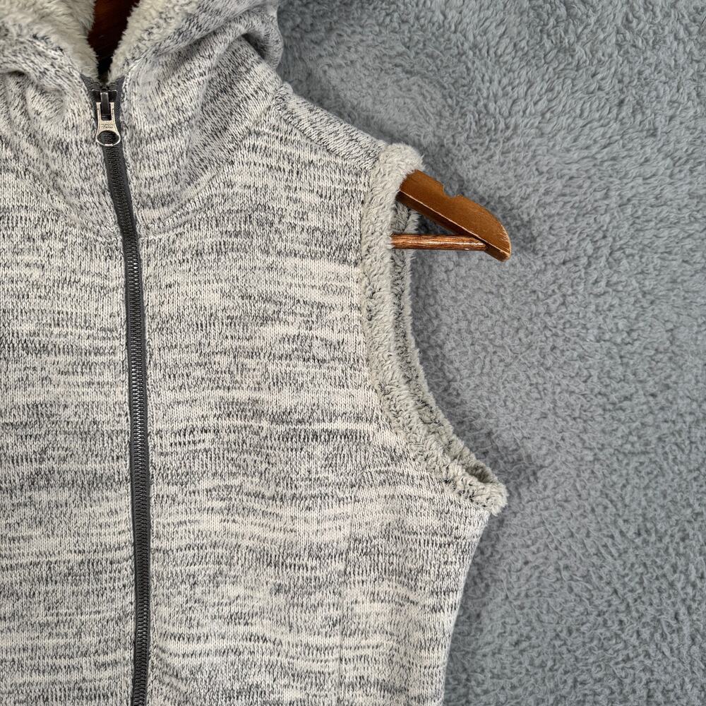Kuhl Vest Womens Small Beige Alaska Hooded Sherpa Lined Full Zip - Picture 3 of 9